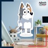 Adhésif murale chambre grand format Bluey - Grand-père Bob
