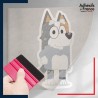 stickers sous film transfert Bluey - Grand-père Bob