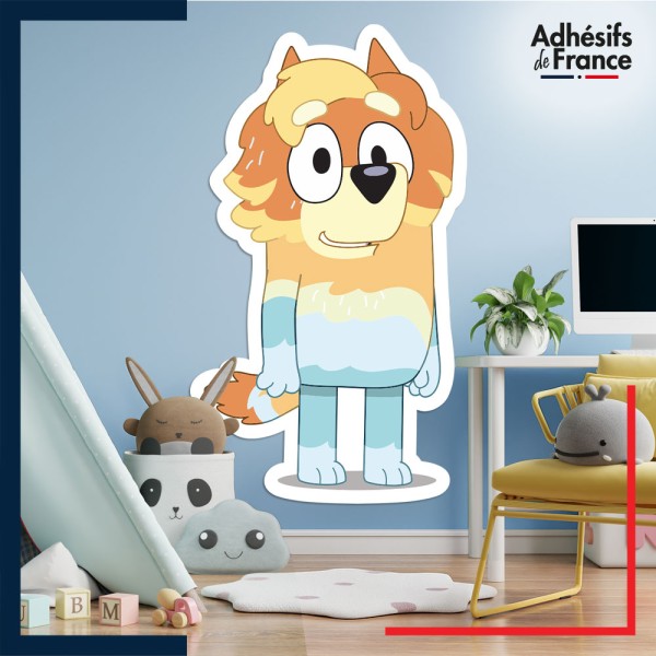 Adhésif murale chambre grand format Bluey - Oncle Rad