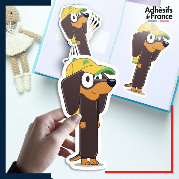 autocollant petit format Bluey - Snickers