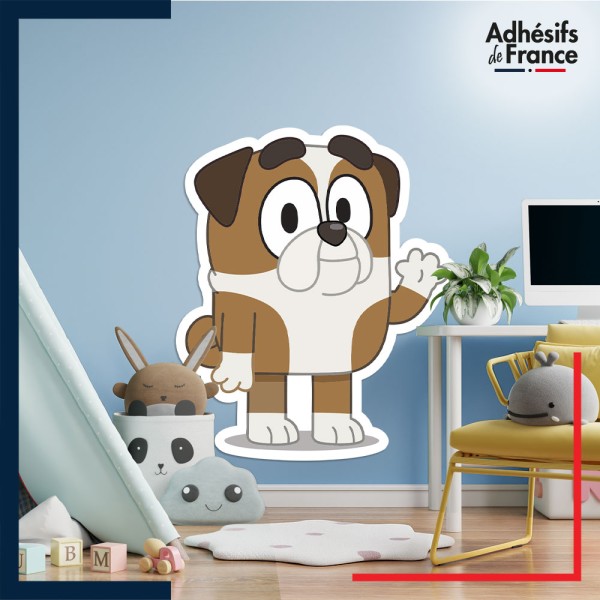 Adhésif murale chambre grand format Bluey - Winton