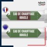 Vinyle adhésif de Tuyauterie norme NFX ou CLP - Eau de chauffage boucle