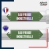 Vinyle adhésif de Tuyauterie norme NFX ou CLP - Eau froide industrielle