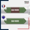 Vinyle adhésif de Tuyauterie norme NFX ou CLP - Eau viciée