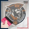 stickers sous film transfert blason basketball - BCM - Gravelines Dunkerque