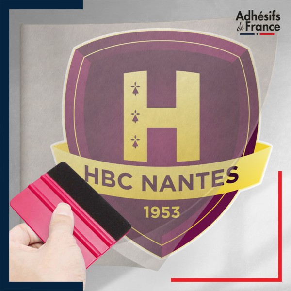 Sticker logo Handball - HBC NANTES - Hauteur 40 cm