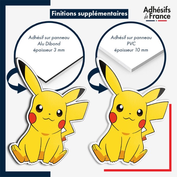 Sticker Pokémon Pikachu - Diverses dimensions - Adhésifs de France