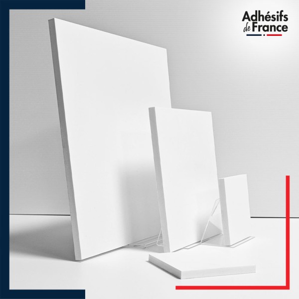 Plaque PVC expansé 10 mm blanc sur mesure rectangulaire ou carré