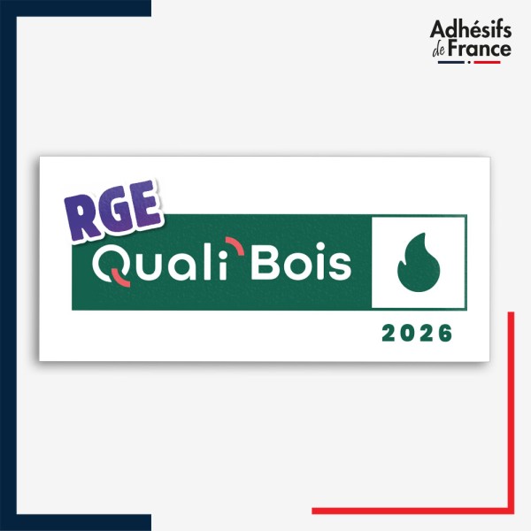 adhésif logo RGE QualiBois