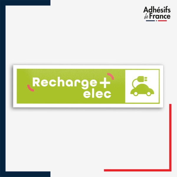 adhésif logo Label Recharge Elec+