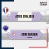 Vinyle adhésif de Tuyauterie norme NFX ou CLP - Acide oxalique