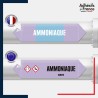 Vinyle adhésif de Tuyauterie norme NFX ou CLP - Ammoniaque