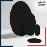 Plaque aluminium composite Dibond 3 mm noir sur mesure rond