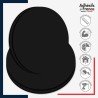 caractéristiques panneau aluminium composite alupanel 3 mm noir sur mesure coupe ronde
