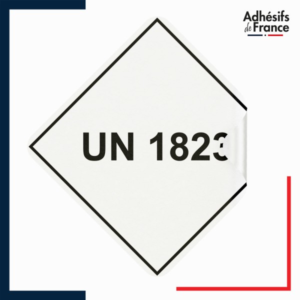 étiquettes ADR matières dangereuses UN1823