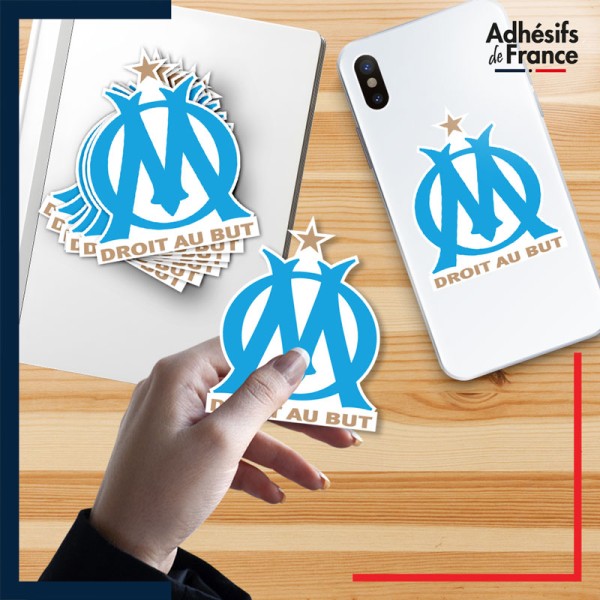 Sticker du club OM - MARSEILLE en petit format