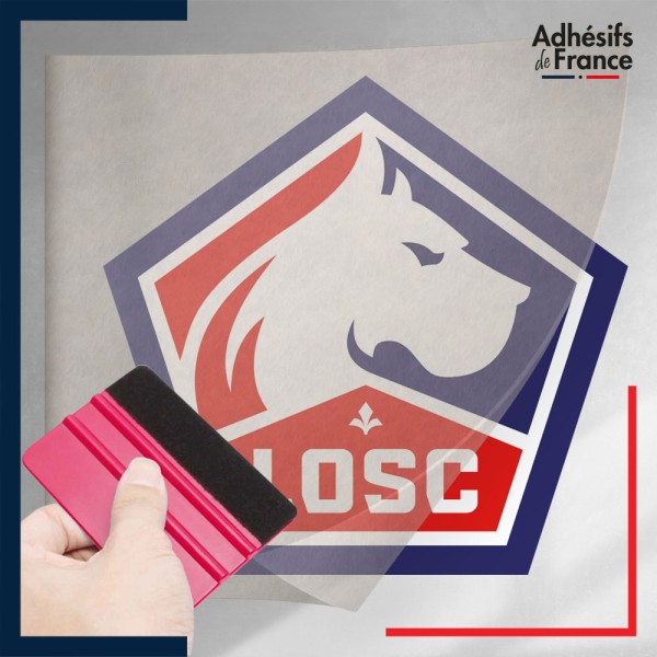 Sticker du club LOSC Lille  - Décoration foot - Adhésifs de France
