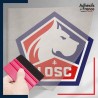 Sticker du club LOSC Lille  - Décoration foot - Adhésifs de France