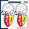 Logo du club RC LENS en panneau dibond ou pvc
