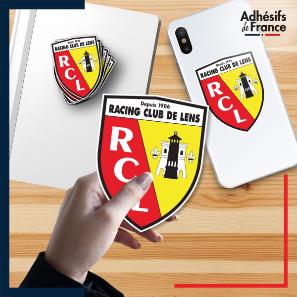 Sticker du club RC LENS en petit format