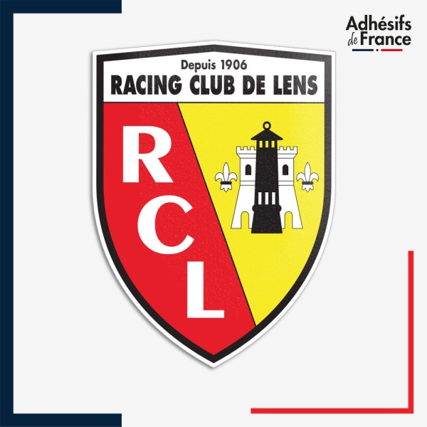 Sticker du club RC LENS  - Décoration foot - Adhésifs de France