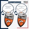 Logo du club FC Lorient en panneau dibond ou pvc