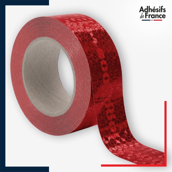 Bande réfléchissante rouge homologuée ECE 104 classe C pour poids lourds