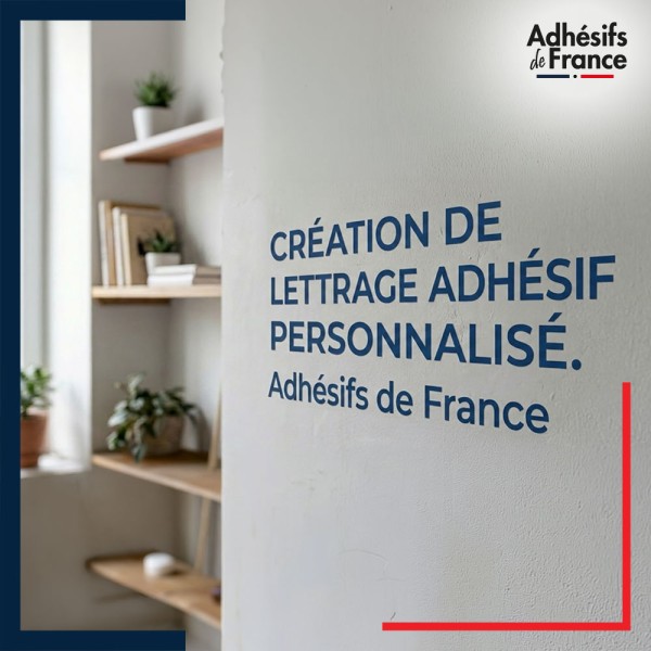 Lettre adhésif mural personnalisé