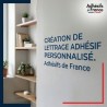 Lettre adhésif mural personnalisé