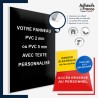 plaque et panneau pvc personnalisable