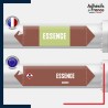 Marqueur adhésif Tuyauterie - Inflammable - Essence norme NFX ou CLP