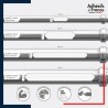 Marquage et repérage de tuyauterie - autocollant résistant avec flèches détachables