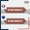 Marqueur adhésif Tuyauterie - Inflammable - Retour radioactif