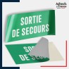 Adhésif signalisation d'évacuation - Sortie de secours