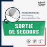 Plaque signalétique d'évacuation - Sortie de secours