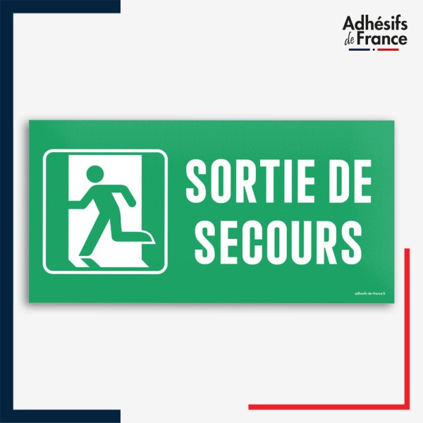 Signalétique évacuation - Sortie de secours gauche
