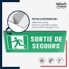 Plaque signalétique d'évacuation - Sortie de secours gauche