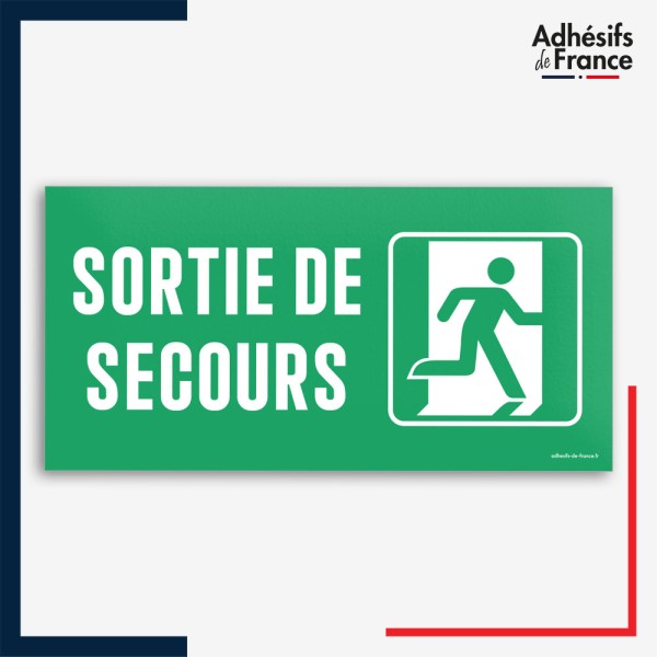 Signalétique évacuation - Sortie de secours droite