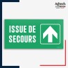 Signalétique évacuation - Issue de secours - Flèche haut