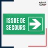 Signalétique évacuation - Issue de secours - Flèche droite