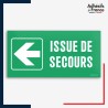 Signalétique évacuation - Issue de secours - Flèche gauche