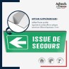 Plaque signalétique d'évacuation - Issue de secours - Flèche gauche