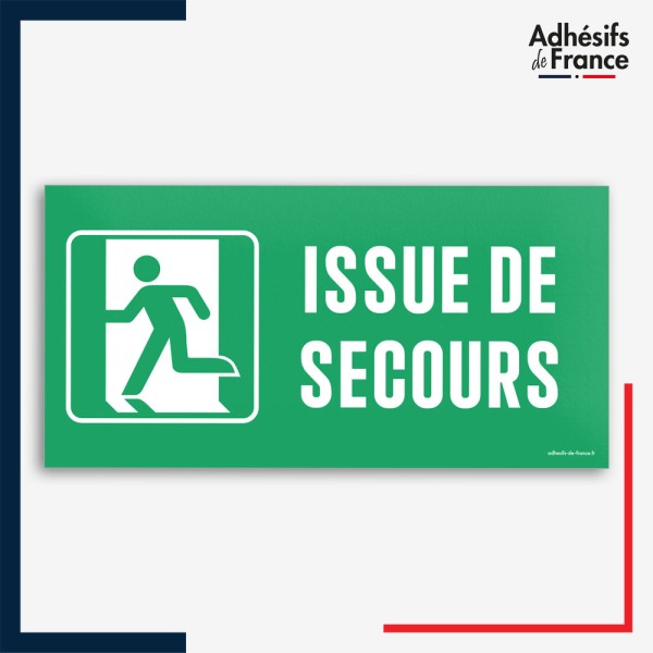 Signalétique évacuation - Issue de secours gauche