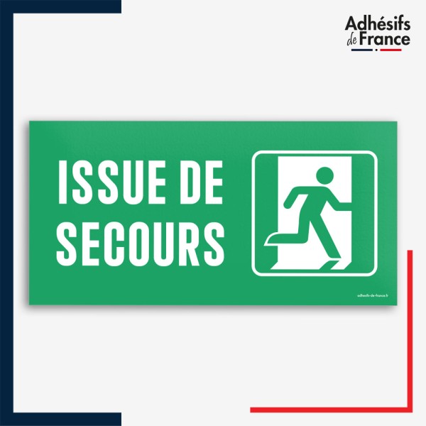 Signalétique évacuation - Issue de secours droite