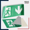 Adhésif signalisation d'évacuation - Flèche bas