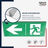 Plaque signalétique d'évacuation - Flèche gauche