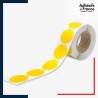 Rouleau - Bande de signalisation et repérage pour vitres - Motif ronds - jaune