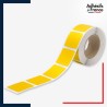 Rouleau - Bande de signalisation et repérage pour vitres - Motif carrés - jaune