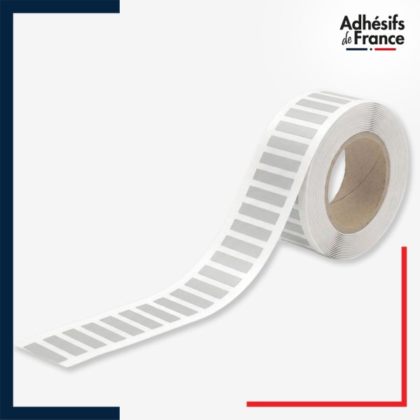 Rouleau - Bande de signalisation et repérage pour vitres - Motif rectangles verticaux - dépoli
