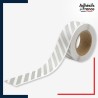 Rouleau - Bande de signalisation et repérage pour vitres - Motif hachures - dépoli